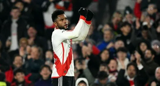 Así fue el golazo de Miguel Ángel Borja hoy, 14 de mayo, contra Libertad de Paraguay por la Copa Libertadores. Acá, el video del tanto del colombiano.