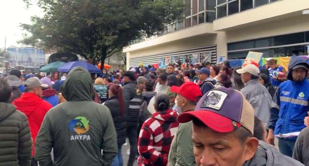 Movilidad en Bogotá hoy: trancón en el norte por manifestaciones de recicladores