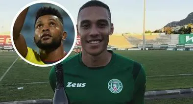 Fotos de Brayan Perea y de Miguel Borja, en nota de qué pasó con el Coco Perea.