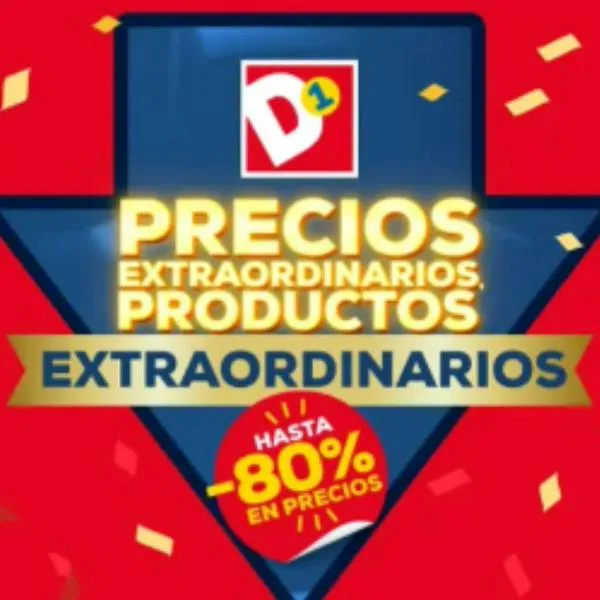 D1 lanza productos en remate y hay productos de hasta $ 3.000 en página web