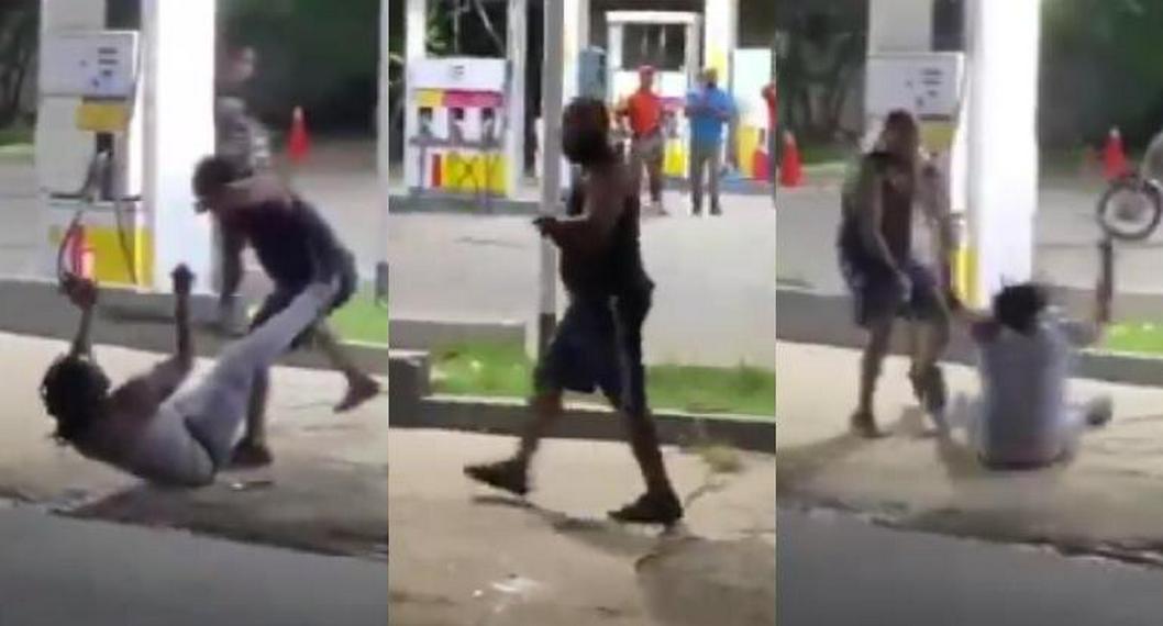 Video sensible | Dos hombres se pelearon a machetazos y uno le amputó la mano al otro