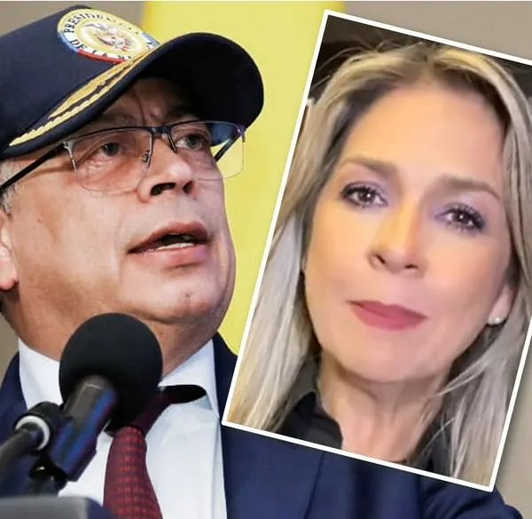 Gustavo Petro, que claudica en pelea antee Víicky Dávila y la gradúa de “candidata”