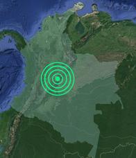 Temblor en Colombia hoy 2024-05-16 13:43:40 en Mar Caribe
