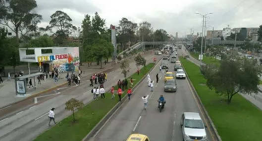 Bloqueos en la NQS y U. Nacional.