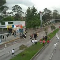 Bloqueos en la NQS y U. Nacional.