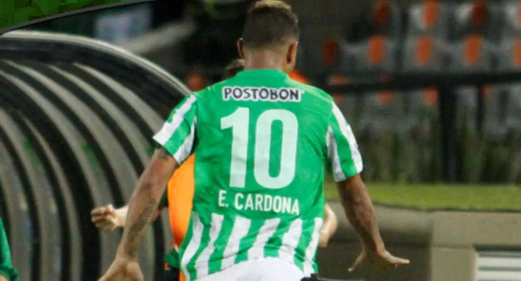 Edwin Cardona, quien está muy cerca de volver a Atlético Nacional y ya pasó unos de los exámenes médicos necesarios.