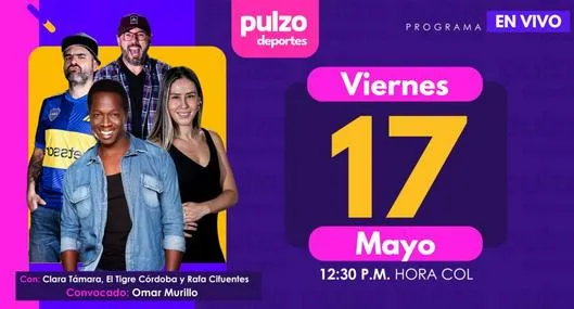 Pulzo Deportes EN VIVO: Junior en Libertadores, Ómar Murillo y cuadrangulares