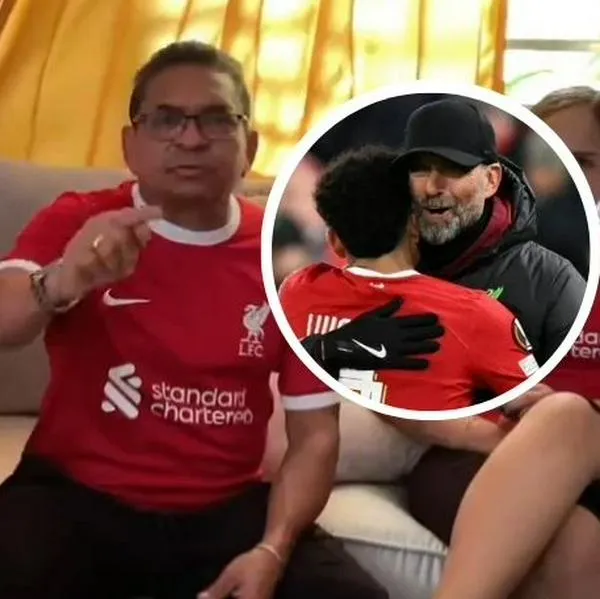 Foto de Luis Manuel Díaz y de Jurgen Klopp, en nota de Mané Díaz, papá de Luis Díaz, se abrió con el DT por salida de Liverpool.