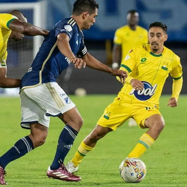 Tabla de posiciones cuadrangular A Liga Betplay con derrotas de Millonarios y Junior