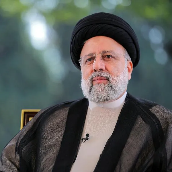 Últimas imágenes con vida del presidente de Irán, Ebrahim Raisi. El mandatario de ese país falleció en un accidente de helicóptero. 
