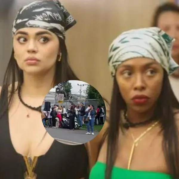 Personas armaron escandalo al frente de La casa de los famosos' del Canal RCN 