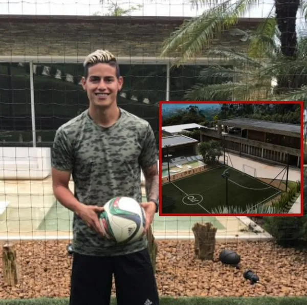 James Rodríguez quiere vender su casa de Medellín.