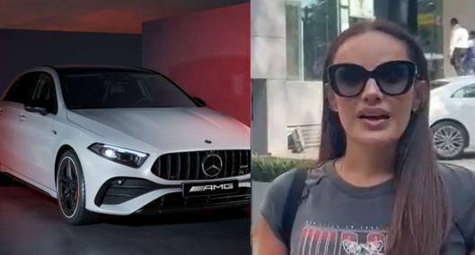 La actriz Raquel Martínez compró carro Mercedes-Benz en 16 millones de pesos, al parecer, por un error técnico de la página web de la marca.