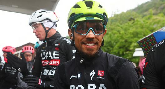 Daniel Felipe Martínez, a propósito de cómo le fue en la etapa 17 del Giro de Italia: detalles y clasificación