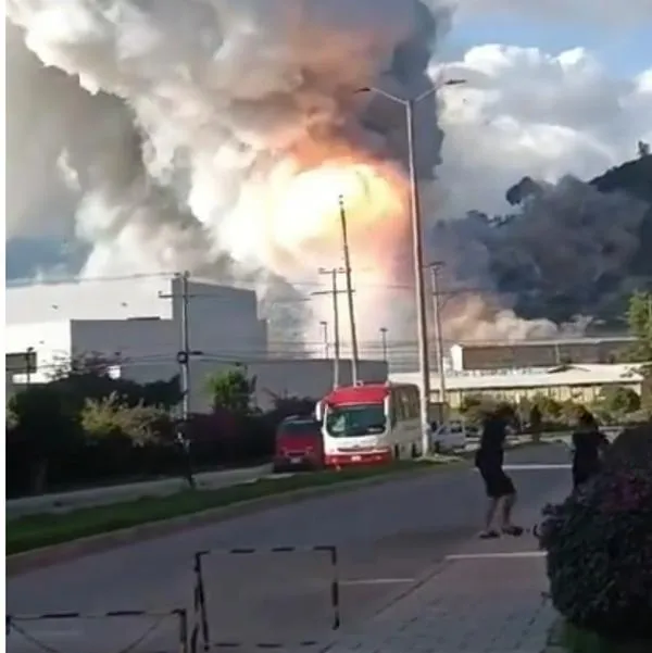 Explosión polvorería El Vaquero en Soacha.