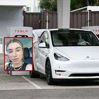 Mujer casi muere al interior de un Tesla mientras lo actualizaba.