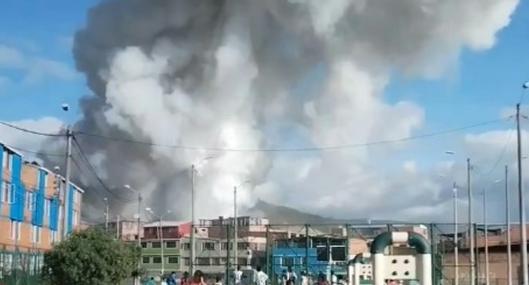 Explosión de polvorería en Soacha: trabajador relató cómo se salvó de las llamas