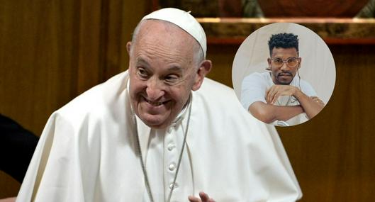 Papa Francisco felicitó a Tostao por su forma de rapear en la Ciudad del Vaticano 