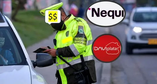 Algunos policías de Tránsito piden 'tajada' a infractores con Nequi o Daviplata