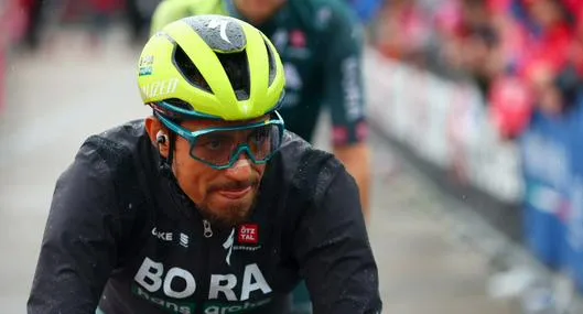 Daniel Martínez llegó tercero en la etapa 20 del Giro de Italia y acaricia el podio 