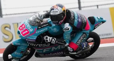 David Alonso arrasa con récord absoluto en la clasificación para el Gran Premio de Cataluña de Moto3