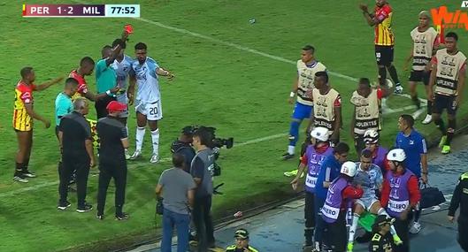 Agarrón en Pereira vs. Millonarios: video y qué pasó para que Leonel Álvarez defendiera a Daniel Ruiz