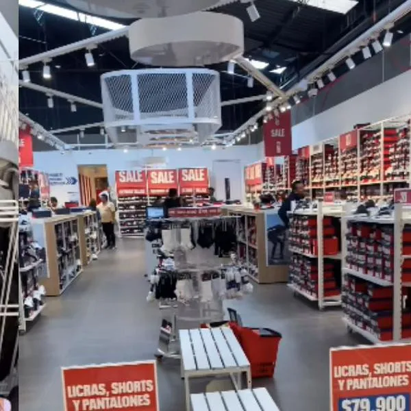 'Outlet' de Reebok en Bogotá en donde venden con promoción 2x1 