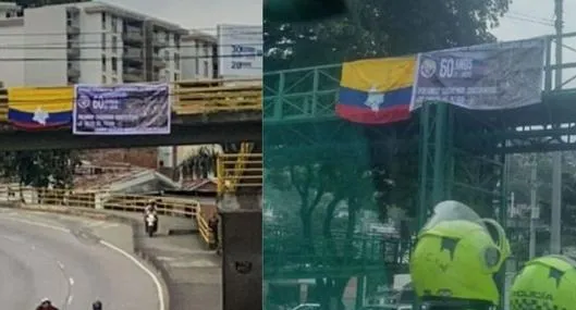 Policía capturó en Cali a señalados de poner pancartas de las disidencias de las Farc