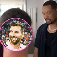 Lionel Messi apareciendo en el tráiler de 'Bad boys' junto a Will Smith y Martin Lawrence