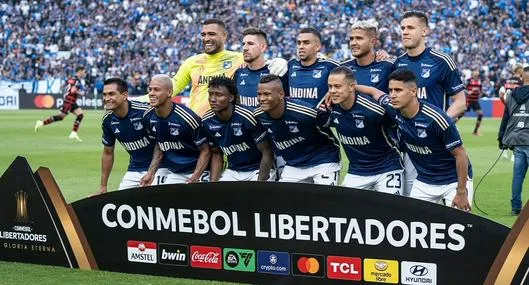 Titular de Millonarios contra Flamengo en primer partido de Copa Libertadores 2024.
