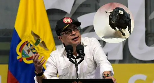 Gustavo Petro reaccionó a la aprobación de la prohibición de las corridas de toros