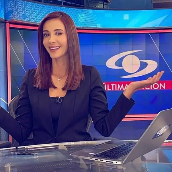 Alejandra Giraldo lanzó piropo a Edward Porras durante emisión de Noticias Caracol