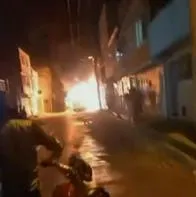 Bus se incendió en Soacha y humo causó afectaciones a seis viviendas