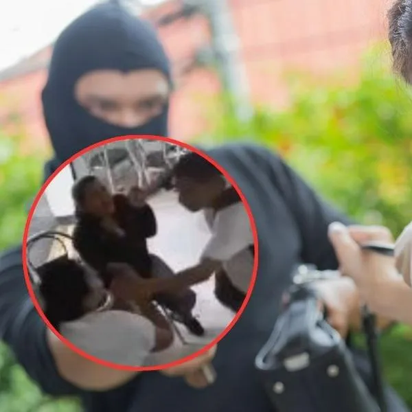 Dos mujeres se enfrentaron a un ladrón que las iba a robar con pistola en un restaurante de Medellín