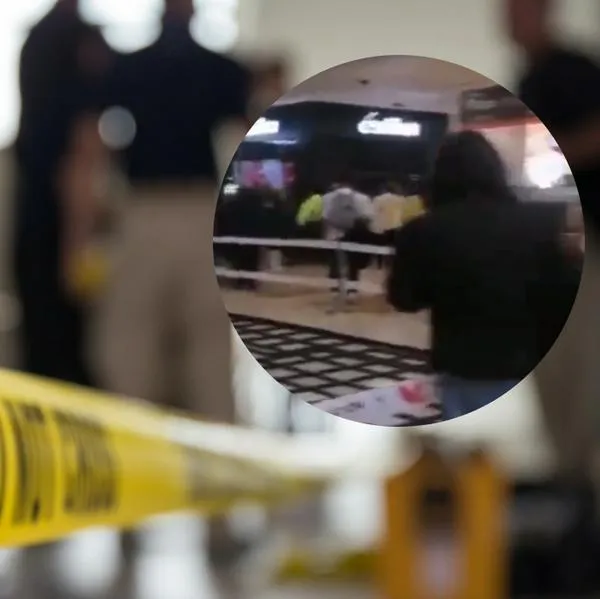 Crimen en el centro comercial Santafé