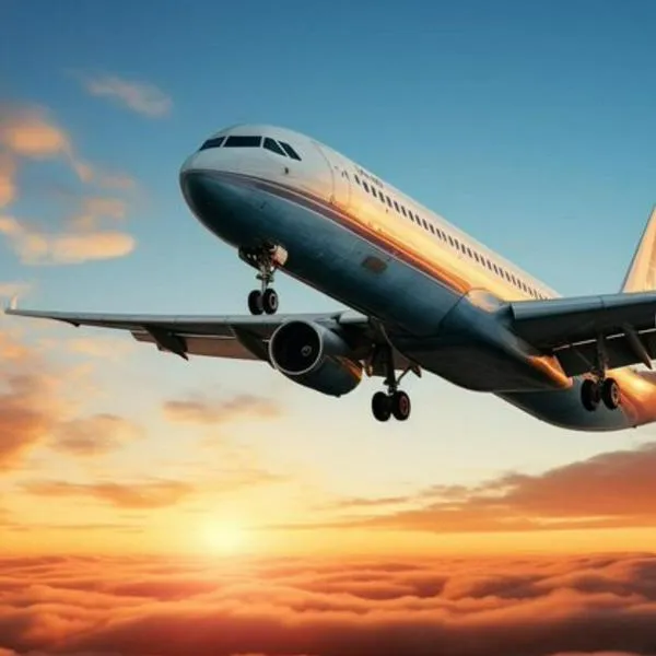 Avión. En relación con nuevas rutas de Avianca.