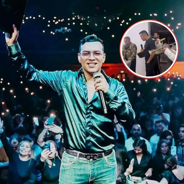 Yeison Jiménez sorprendió con serenata de cumpleaños a una de sus empleadas 