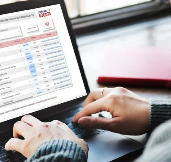 Hay más de 140 cursos gratis en Bogotá sobre habilidades digitales