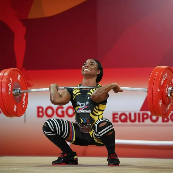 Yenny Álvarez, la mejor pesista colombiana de los Juegos Olímpicos.