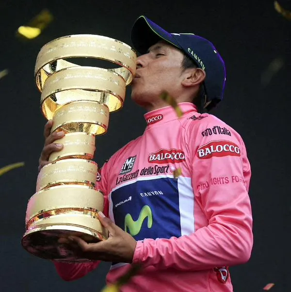 Nairo Quintana cumplió 10 años de su titulo en el Giro de Italia hace 10 años