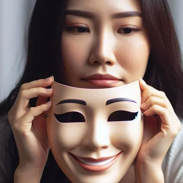 Imagen ilustrativa de una mujer que sufre del síndrome del impostor.