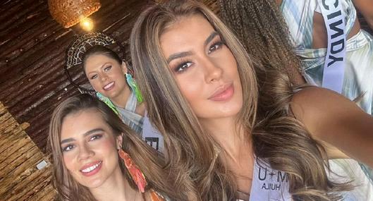 Candidatas a Miss Universo Colombia, en nota sobre que María Alejandra Salazar fue novia de dos exparticipantes de 'Masterchef'