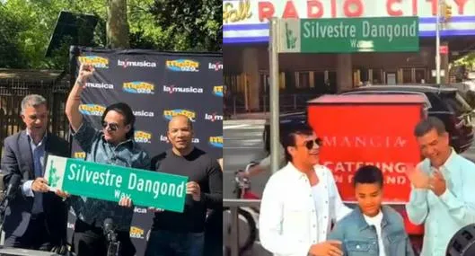 Silvestre Dangond inauguró la calle que lleva su nombre en Nueva York 