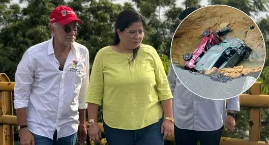 Gobernador de Atlántico pidió a habitantes de Barranquilla que no pasen por la zona donde se cayó el puente, en la salida a Soledad.