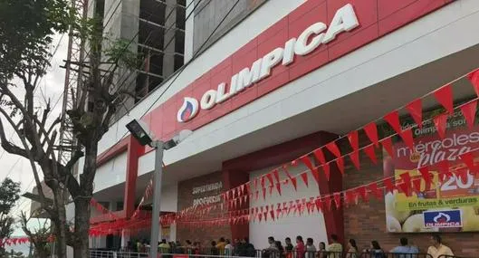 Foto de Olímpica, en nota de qué relación tiene ese grupo con D1, Tostao y Burger King en Colombia por hombre clave