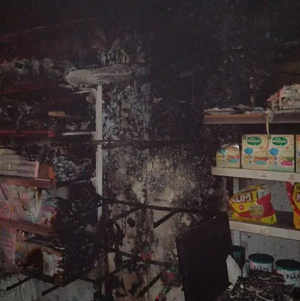 Incendio en almacén de Valledupar consume enseres y ropa de bebé