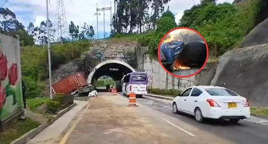 Accidente en La Línea hoy: habilitan paso a un carril para que viajeros pasen