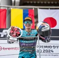 Imparable: David Alonso logró su quinto triunfo del año en el GP de Italia de Moto3