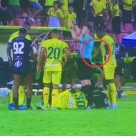 Jugador del Pereira agredió a un recogepelotas en el duelo contra Bucaramanga