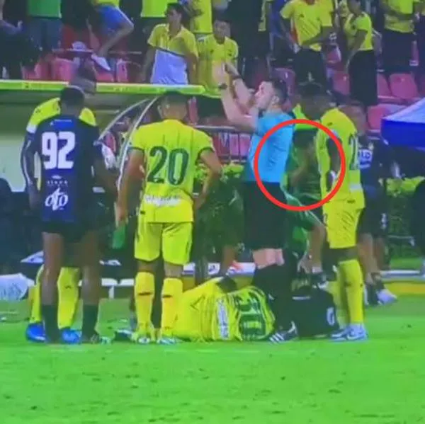 Jugador del Pereira agredió a un recogepelotas en el duelo contra Bucaramanga
